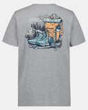 Under Armour Boys Packing Out Mod Grey Tshirt