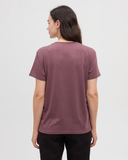 Ten Tree Ladies Autumn Flora Mauve Stone/Meteorite Black Tshirt