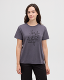 Ten Tree Ladies Autumn Flora Shadow/Meteorite Black Tshirt