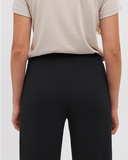 Ten Tree Ladies Bamone Wide Leg Meteorite Black Sweatpant