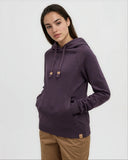 Ten Tree Ladies Elm Hoodie Plum Royale