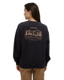 Ten Tree Ladies Floral Heritage Meteorite Black/Hazelnut Crewneck Sweater