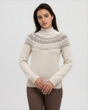 Ten Tree Ladies Haynes Sweater Pale Oake Heather/Ashwood Heather/Harbour Grey Heather