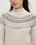 Ten Tree Ladies Haynes Sweater Pale Oake Heather/Ashwood Heather/Harbour Grey Heather