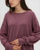 Ten Tree Ladies Holly Mauve Stone Sweater