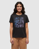 Ten Tree Ladies Meteorite Black/Pink Sand Framed Haitian Bloom Tshirt