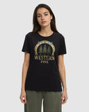 Ten Tree Ladies Meteorite Black/Yellow Western Pine Tshirt