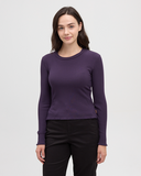 Ten Tree Ladies Newell Plum Royale Longsleeve Tshirt