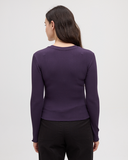 Ten Tree Ladies Newell Plum Royale Longsleeve Tshirt
