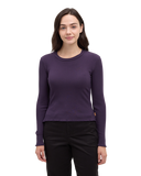 Ten Tree Ladies Newell Plum Royale Longsleeve Tshirt