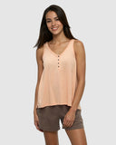 Ten Tree Ladies Orange Sherbert Selwyn Tank