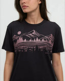Ten Tree Ladies Scenic Fields Mauve Stone/Meteorite Black Tshirt