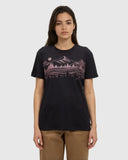 Ten Tree Ladies Scenic Fields Mauve Stone/Meteorite Black Tshirt