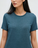 Ten Tree Ladies Winslow Pacific Teal Heather Tshirt