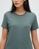 Ten Tree Ladies Winslow Pine Green Heather Tshirt