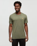 Ten Tree Men's Deep Olive Heather Baker Tshirt