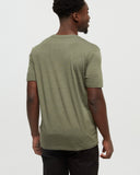 Ten Tree Men's Deep Olive Heather Baker Tshirt