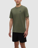 Ten Tree Men's Deep Olive Heather/Midnight Blue Have You Seen Him Floatie Tshirt