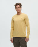 Ten Tree Men's Dusk Yellow Heather Baker Longsleeve TShirt