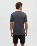 Ten Tree Men's Graphite/Light Moss Retro Treeline Tshirt