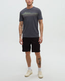 Ten Tree Men's Graphite/Light Moss Retro Treeline Tshirt