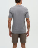 Ten Tree Men's Grey Heather/Meteorite Black Peak Tshirt