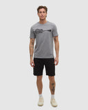 Ten Tree Men's Grey Heather/Meteorite Black Summer Guitar Tshirt