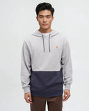 Ten Tree Men's Howson Hoodie Harbour Grey Heather/Midnight Blu
