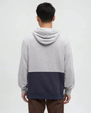 Ten Tree Men's Howson Hoodie Harbour Grey Heather/Midnight Blu