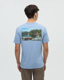 Ten Tree Men's Lake Ladkeside Blue/Lake Day Tshirt