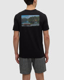 Ten Tree Men's Lake Meteorite Black/Lake Day Tshirt