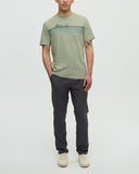 Ten Tree Men's Light Moss/Tidal Teal Retro Treeline Tshirt