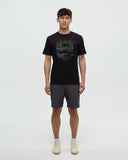 Ten Tree Men's Meteorite Black/Light Moss Getaway Tshirt