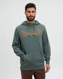 Ten Tree Men's Mountain Range Pine Gree/Hazelnut Hoodie