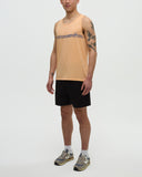 Ten Tree Men's Orange Sherbert Heather/Nightfall Weekend Wave Tank