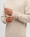 Ten Tree Men's Rambler Fleck Pale Oak Heather Fleck Sweater