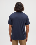 Ten Tree Men's Retro Treeline Midnight Blue/Deep Olive Tshirt