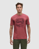 Ten Tree Men's Rosewood/Graphite Getaway Tshirt
