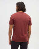 Ten Tree Men's Sasquatch Cottage Red Heather/Mountain Bike Tshirt