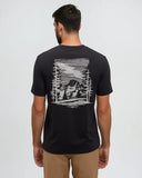 Ten Tree Men's Summit Sight Meteorite Black/White Oak Tshirt