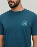Ten Tree Men's Summit Sight Pacific Teal/Alpine Blue Tshirt