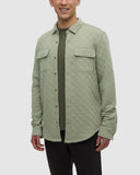 Ten Tree Men's Timber Heather Quilted Colville Shacket