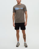 Ten Tree Men's Timber/Lakeside Blue Summer Guitar Tshirt