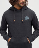 Ten Tree Men's Tree Meteorite Black Heather/Alpine Blue Hoodie