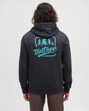 Ten Tree Men's Tree Meteorite Black Heather/Alpine Blue Hoodie