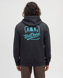 Ten Tree Men's Tree Meteorite Black Heather/Alpine Blue Hoodie