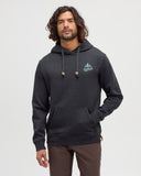 Ten Tree Men's Tree Meteorite Black Heather/Alpine Blue Hoodie