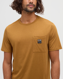Ten Tree Men's Vintage Mountain Patch Cider/Mountain Tshirt
