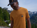 Ten Tree Men's Vintage Mountain Patch Cider/Mountain Tshirt