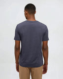 Ten Tree Men's Winter Mountain Tops Midnight Blue Heather/Cider Tshirt